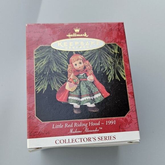 Hallmark Keepsake 1997 Little Red Riding Hood 1991 #2 Madame Alexander Ornament - Picture 1 of 4